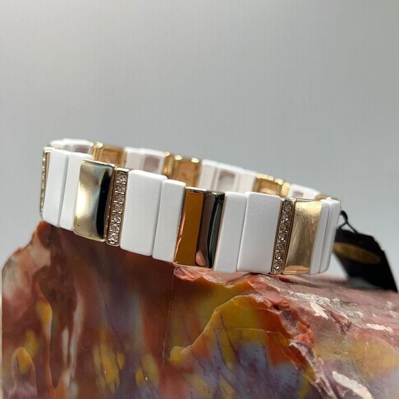 White Gold Bracelet LAUNDRY Shelli Segal $16ea or Bundle 3/$25 - Picture 5 of 9